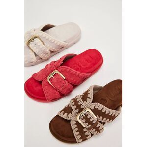 New Free People MOU Crafty Footbed Sandals sz 40Eu